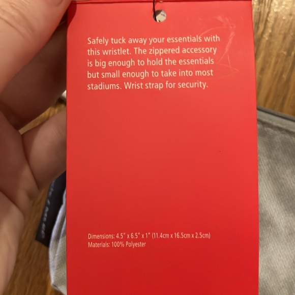 NWT Tie Dyed Grey New York Mets Fabric Wristlet - Picture 5 of 8